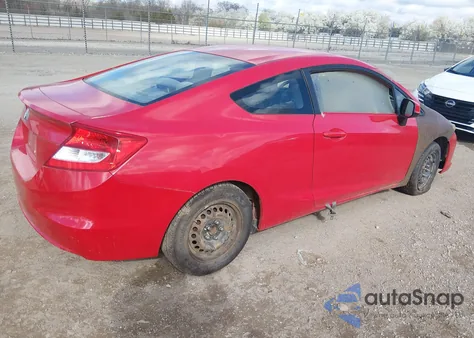 2012 Honda Civic Lx z USA, uszkodzony, nr VIN 2HGFG3B58CH557319